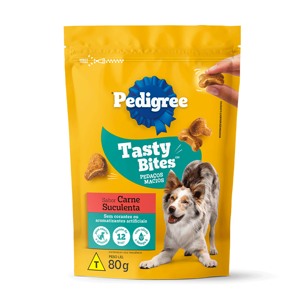 PETISCO PEDIGREE TASTY BITES CARNE 80G