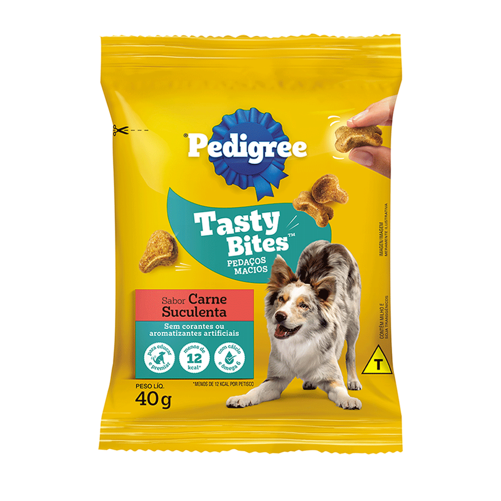 PETISCO PEDIGREE TASTY BITES CARNE 40G