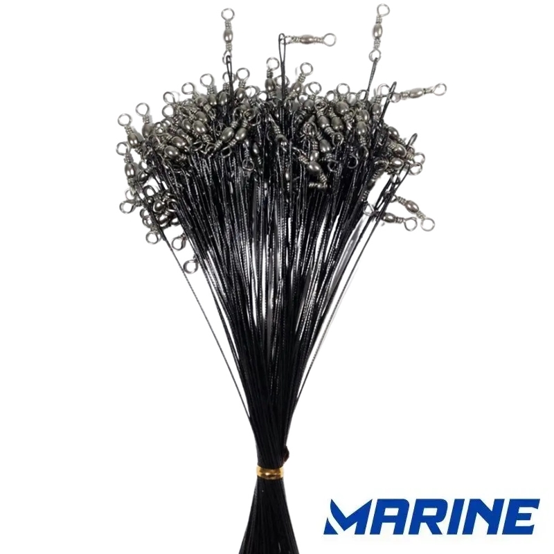 CHICOTE LEADER BLACKNICKEL 40LB 6” 15CM 30 UNIDADES - MARINE