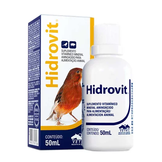 SUPLEMENTO VITAMÍNICO USO ORAL HIDROVIT 50ML - VETNIL