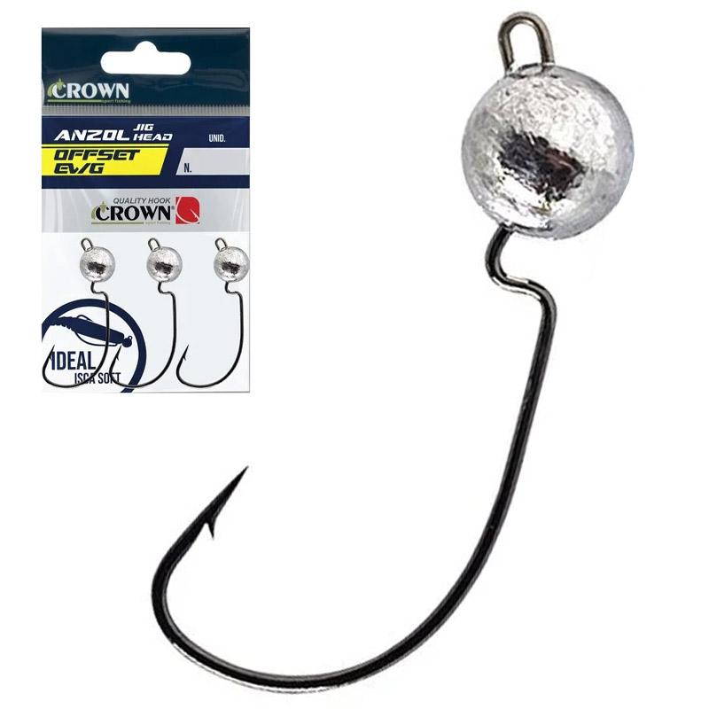 ANZOL C/JIG HEAD OFFSET EWG 5/0 20G C/03