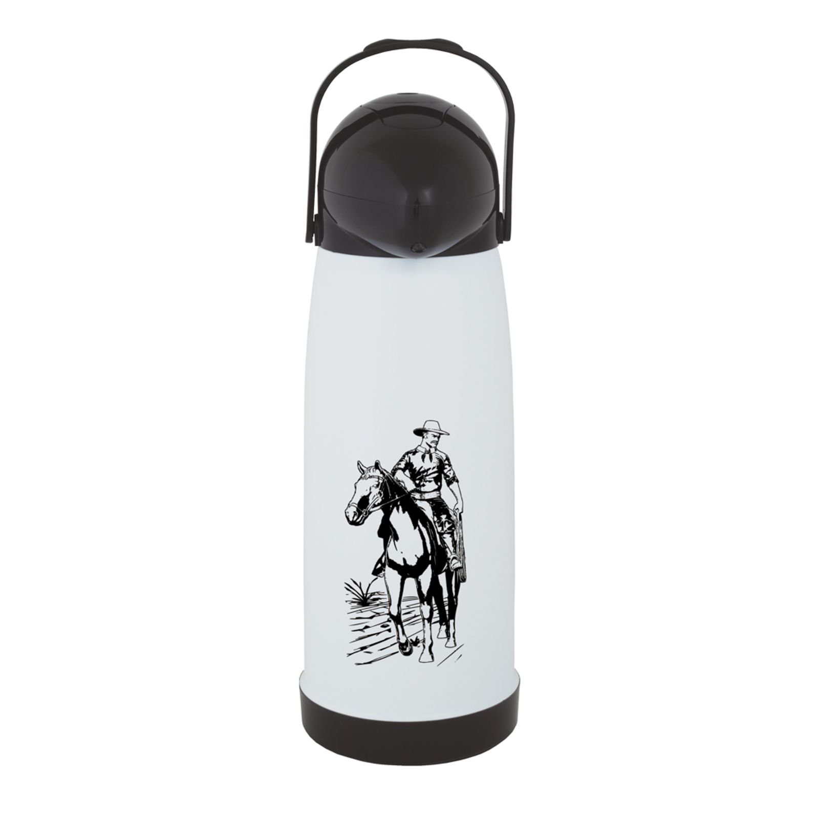 GARRAFA TÉRMICA DE PRESSÃO FARROUPILHA 1,9L BRANCA - MOR