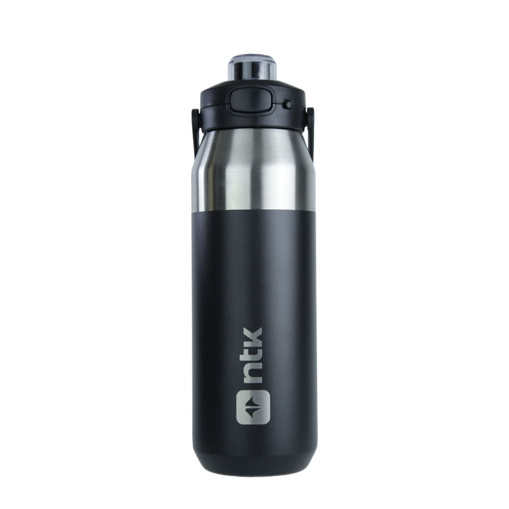 GARRAFA TÉRMICA 1L ISOMAX COLOR PRETO - NAUTIKA