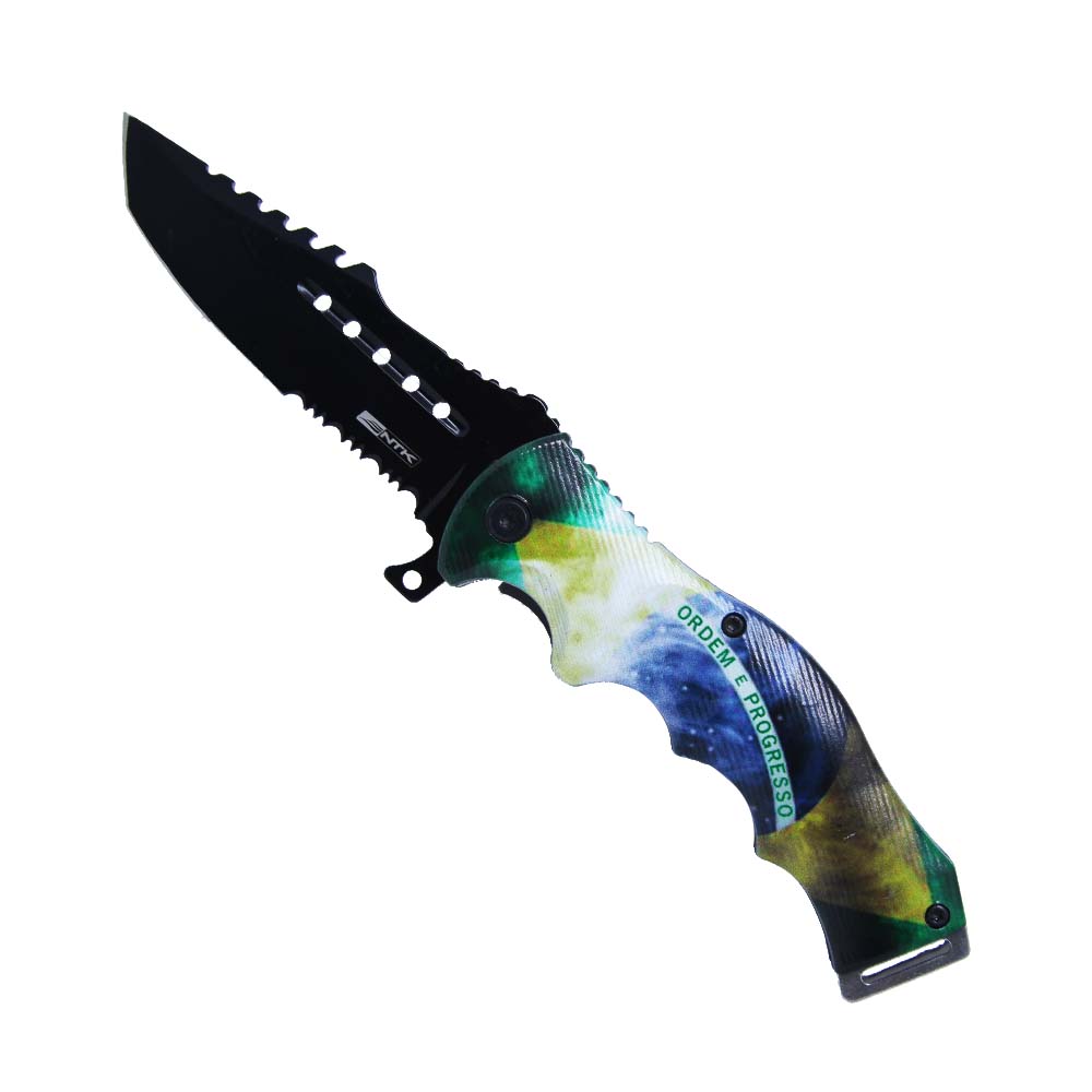 CANIVETE PATRIOTA COM TRAVA DE SEGURANÇA - NAUTIKA