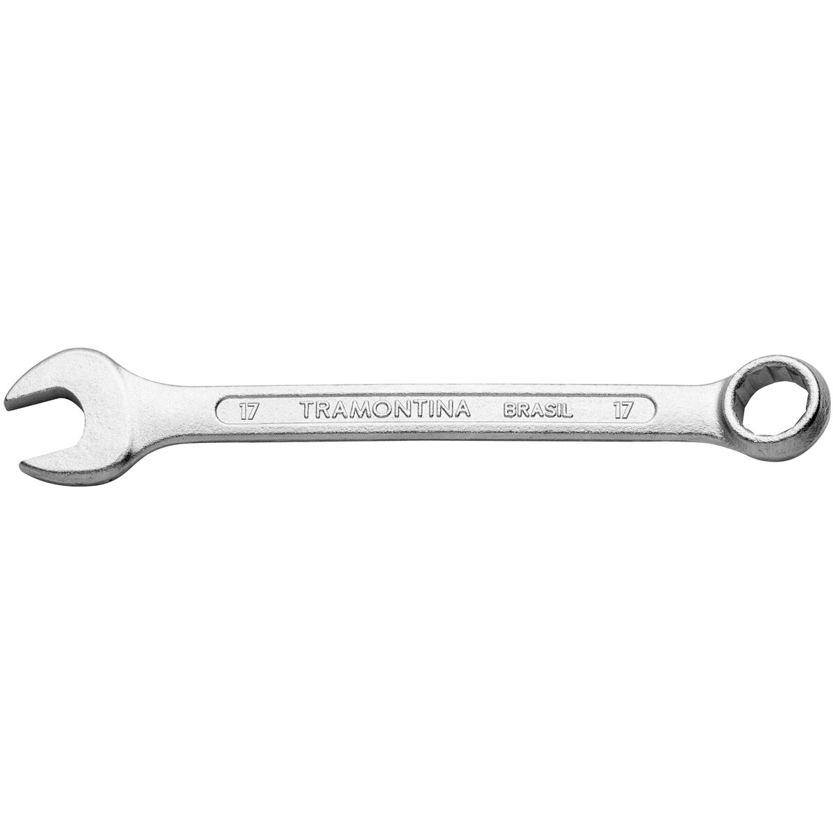 CHAVE COMBINADA 17MM TRAMONTINA BASIC COM CORPO EM AÇO ESPECIAL CROMADO - 41128117