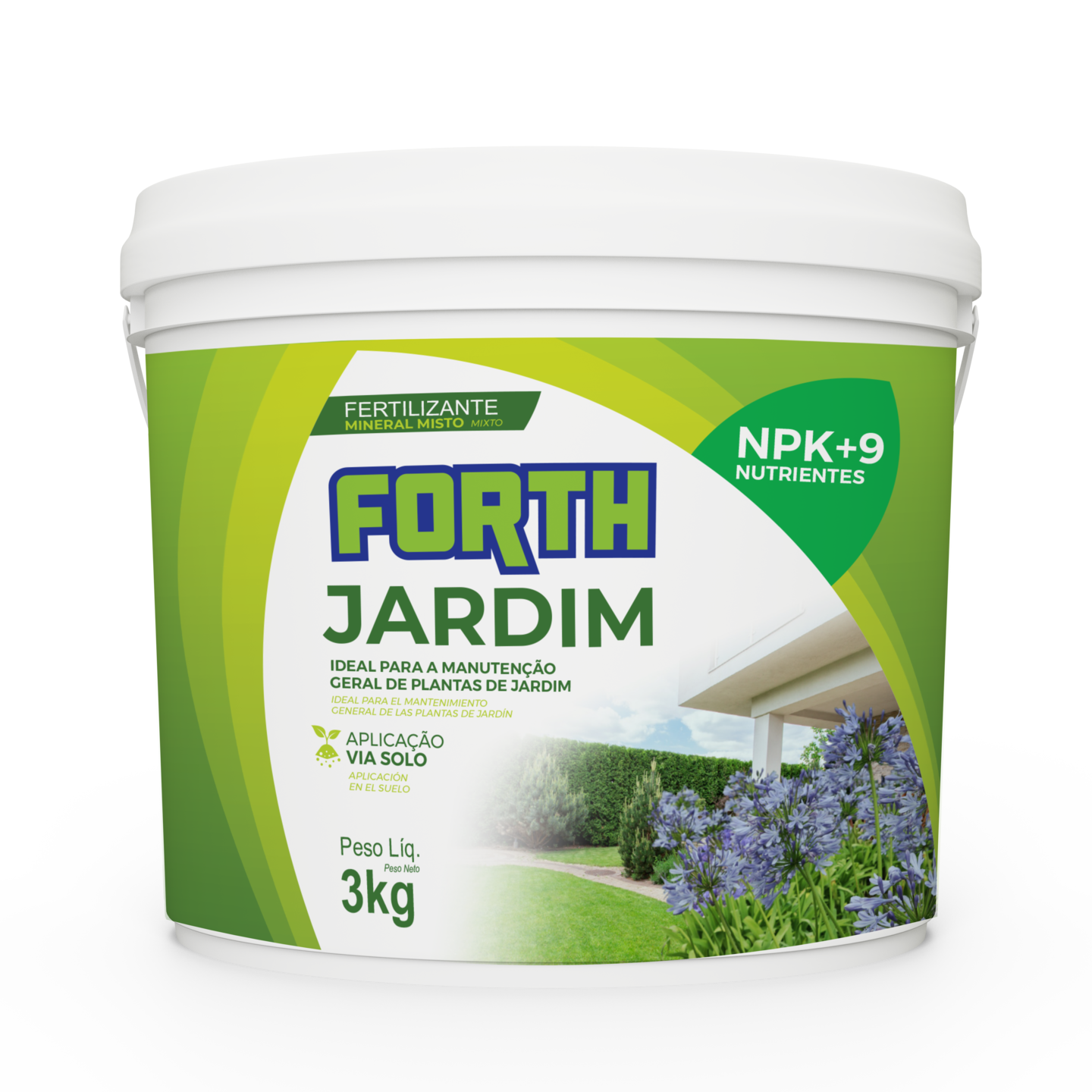 FERTILIZANTE MINERAL MISTO FORTH JARDIM 3KG