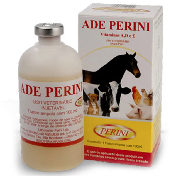 SUPLEMENTO DE VITAMINAS INJETÁVEL ADE PERINI 100ML - PERINI