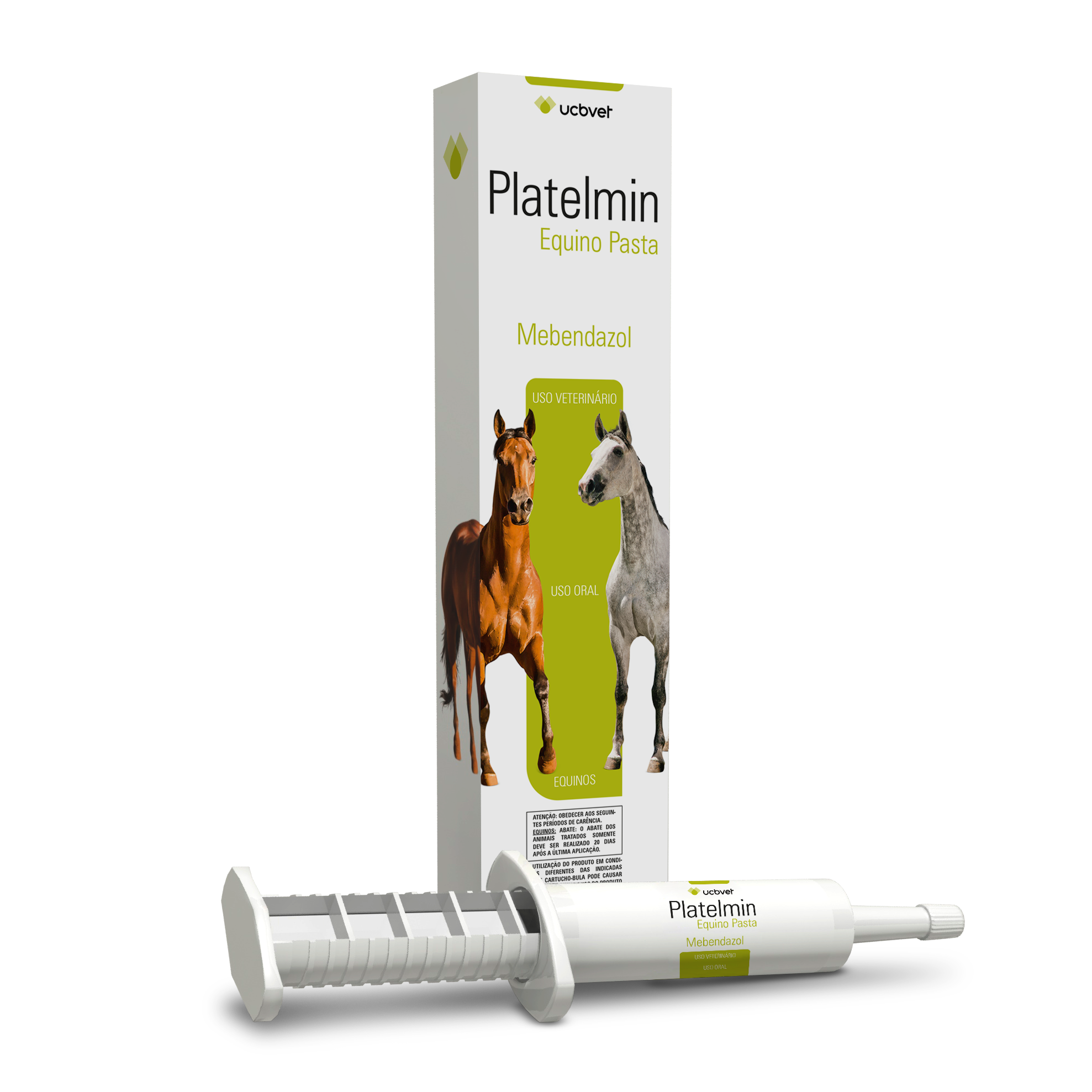 ANTIPARASITÁRIO PLATELMIN PARA EQUINOS PASTA COM 30G - UCBVET