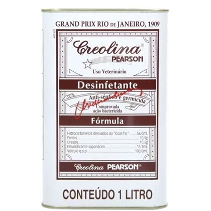 DESINFETANTE E GERMICIDA CREOLINA PEARSON 1L - EUROFARMA