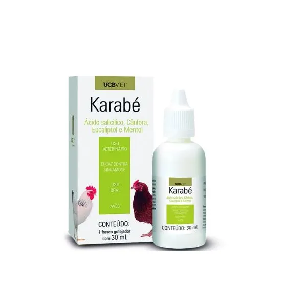 TRATAMENTO DE SINGAMOSE KARABE 30ML - UCBVET