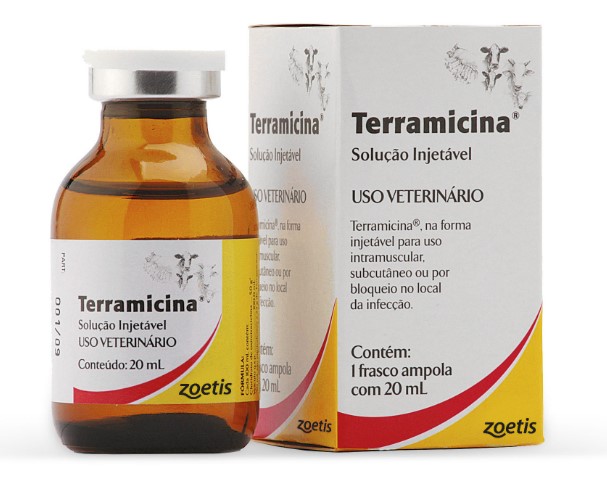 ANTIBIÓTICO INJETÁVEL TERRAMICINA LA 20ML - ZOETIS