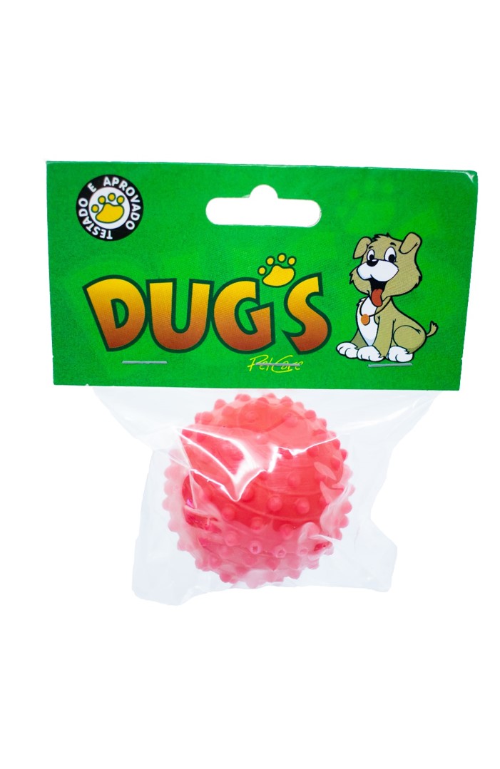 BRINQUEDO PARA PET BOLINHA ARCO-ÍRIS PEQUENA - DUG'S