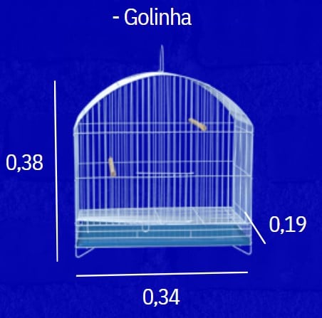 GAIOLA PARA GOLINHA TAMANHO P - INCAR