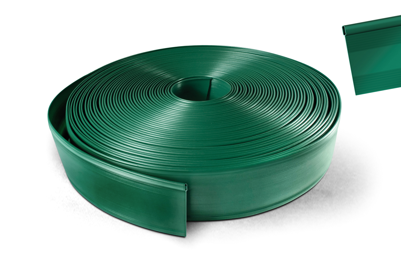 DIVISOR DE SOLO COM BORDA TIPO OVAL VERDE 1M