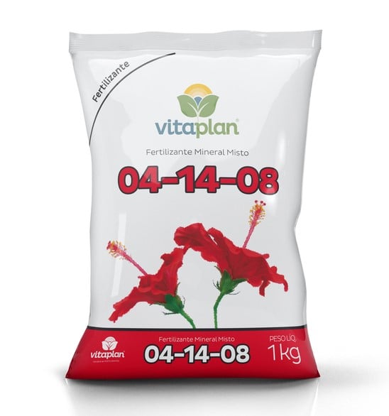 FERTILIZANTE NPK 04.14.08 1KG - VITAPLAN