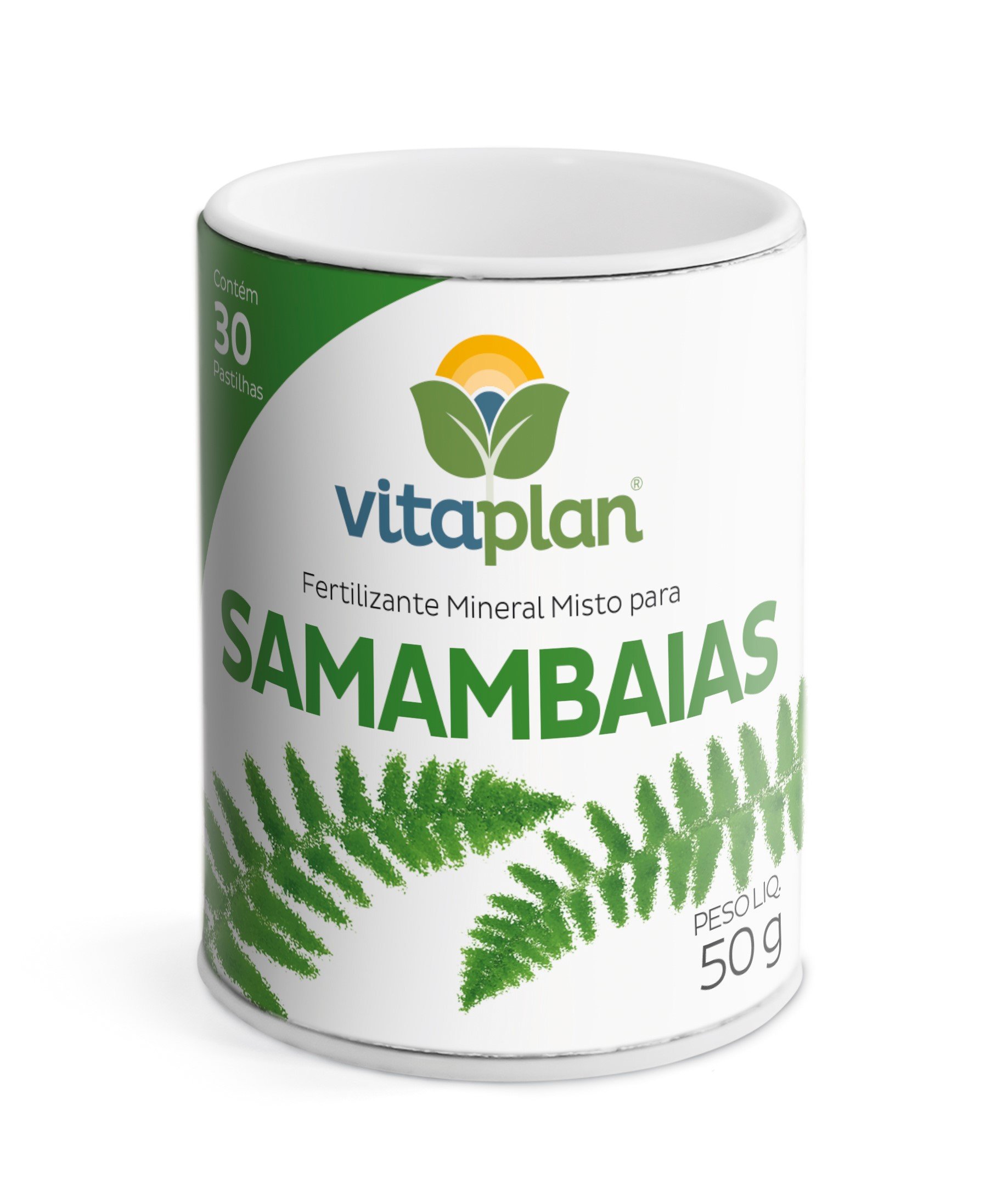 FERTILIZANTE PASTILHAS SAMAMBAIA 50G - VITAPLAN