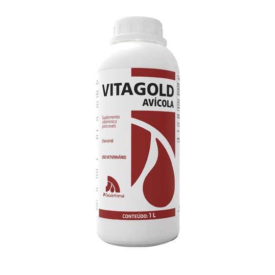 SUPLEMENTO VITAMÍNICO PARA AVES VITAGOLD AVÍCOLA 1L - FABIANI