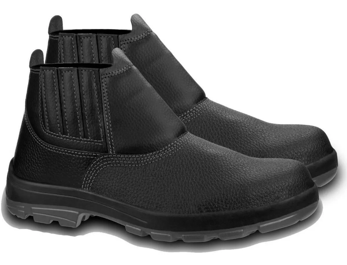 BOTA BRACOL COURO N38 BICO PVC