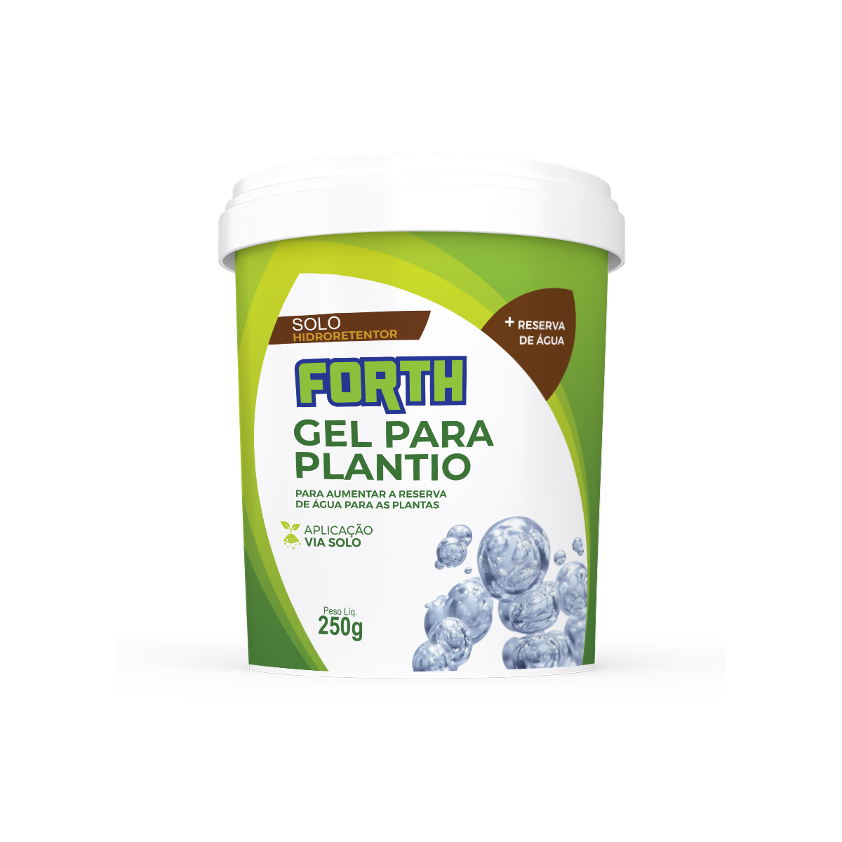 HIDRORETENTOR DE SOLO FORTH GEL PARA PLANTIL 250G