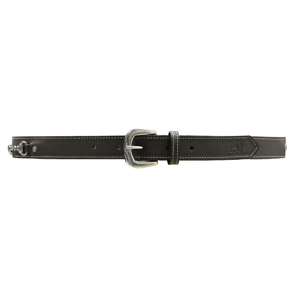 CINTO DE COURO BRIDÃO MARROM 70CM - KAUANA
