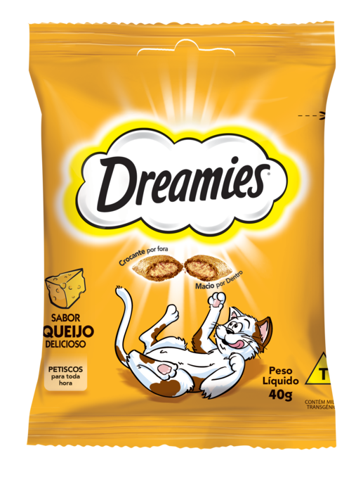 PETISCO DREAMIES QUEIJO DELICIOSO GATOS ADULTOS 40G