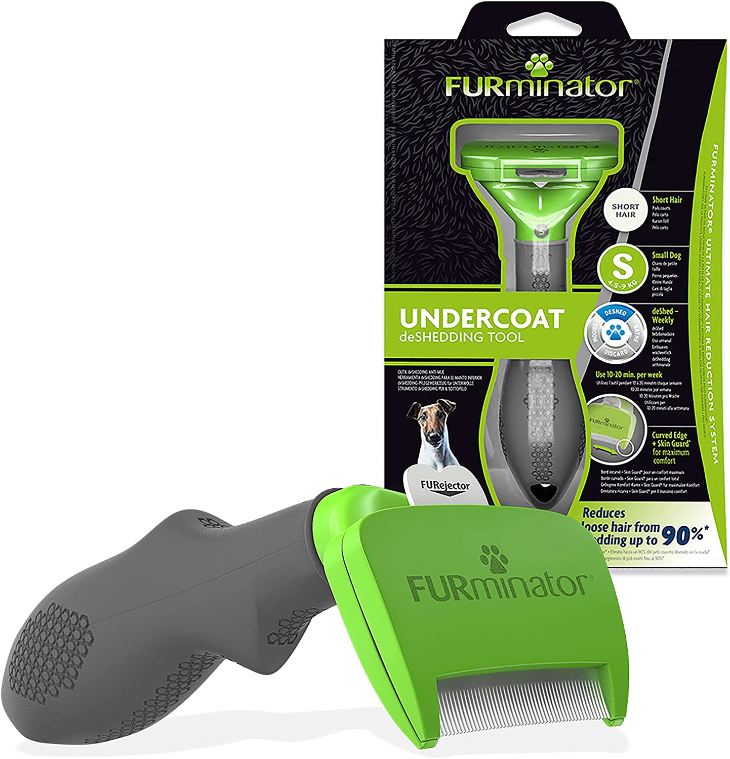 ESCOVA TIRA PELO FURMINATOR TOY PARA CÃES DE PELO CURTO - FURMINATOR
