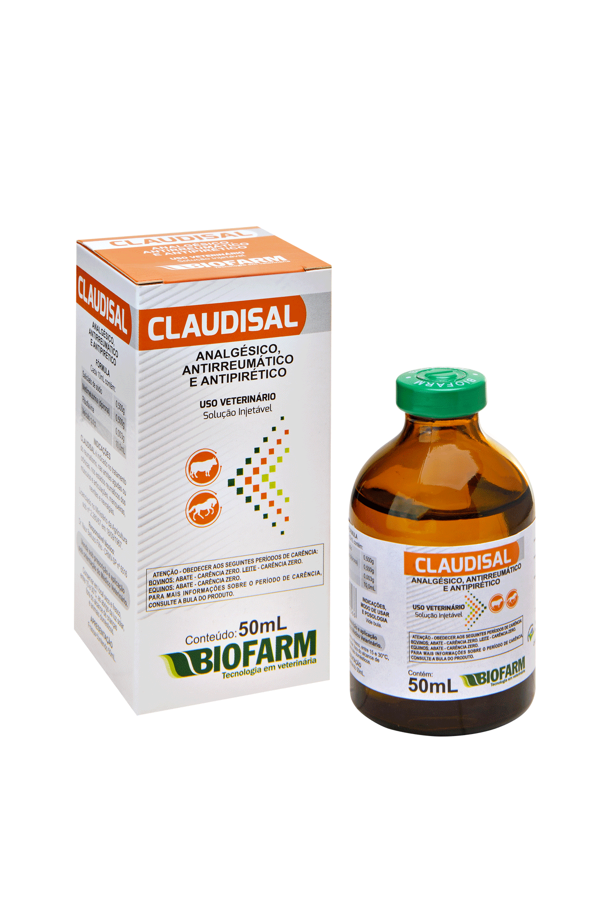 ANALGÉSICO, ANTIRREUMÁTICO E ANTIPIRÉTICO CLAUDISAL 50ML - BIOFARM