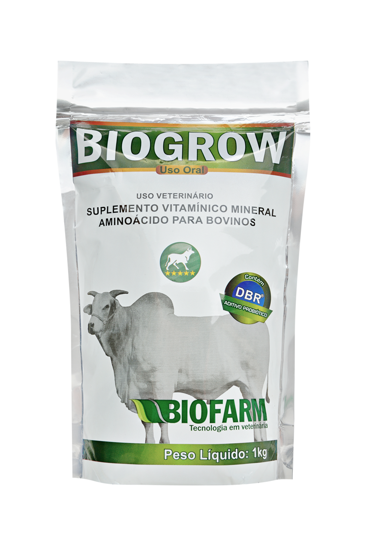 SUPLEMENTO VITAMÍNICO - MINERAL AMINOÁCIDOS PARA BOVINOS BIOGROW 1KG - BIOFARM