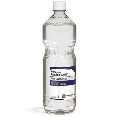 VASELINA LÍQUIDA 100% 1L - RIOQUÍMICA